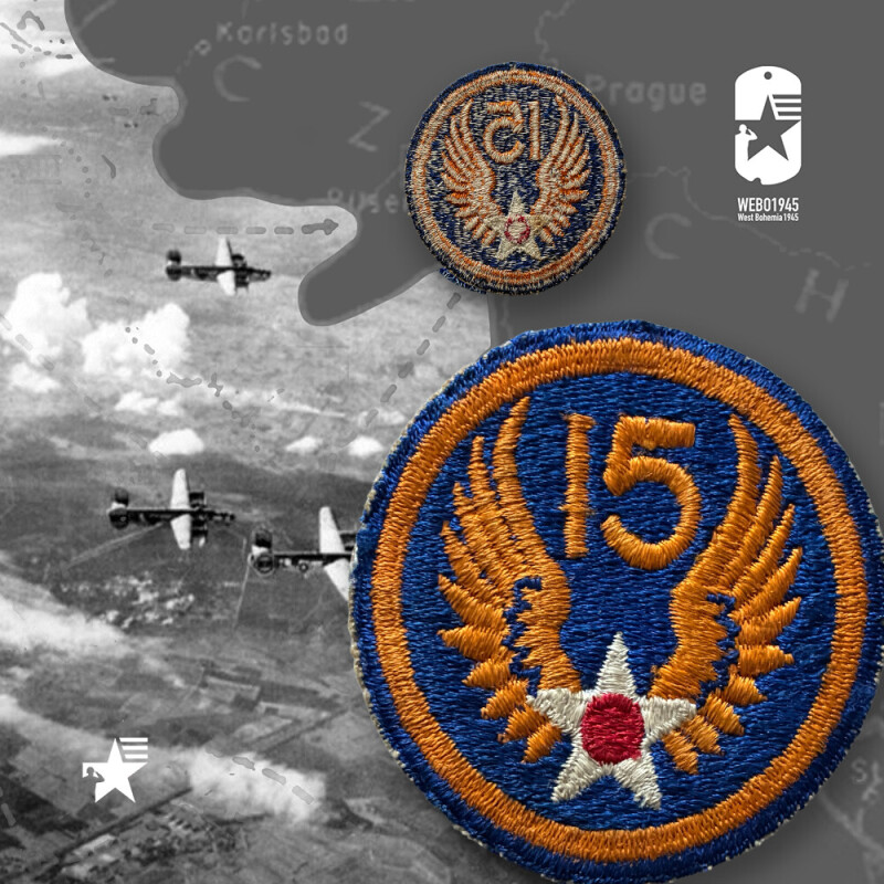 Originální nášivka US 15. letecká armáda